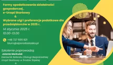 Bezpłatne szkolenie dla lokalnych przedsiębiorców