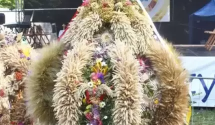 Wieniec sołectwa Chomiąża po raz trzeci na dożynkach wojewódzkich!