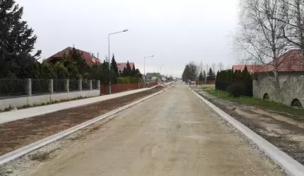 Droga Lutynia-Zakrzyce-Gałów w przebudowie