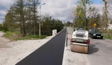 Budowa ścieżki rowerowej Chomiąża - Malczyce na finiszu