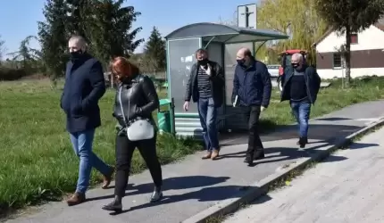 Marcin Matyja z wizytą w Kwietnie