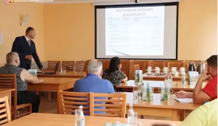 Wójt gminy Udanin spotkał się z sołtysami i wyróżnił najaktywniejsze sołectwa