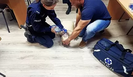 Średzcy policjanci doskonalili swoje umiejętności z zakresu udzielania pierwszej pomocy
