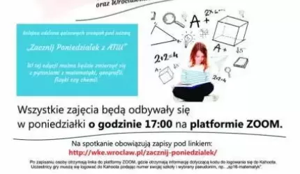 Zajęcia quizowe on-line dla uczniów klas IV – VIII