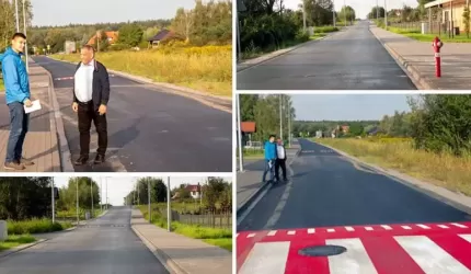 W gminie Miękinia zrealizowano kolejną, dużą inwestycję drogową