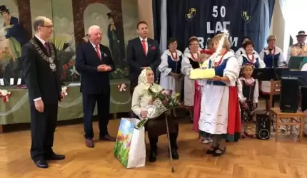 100. urodziny Pani Marii Konik z Ujazdu Górnego