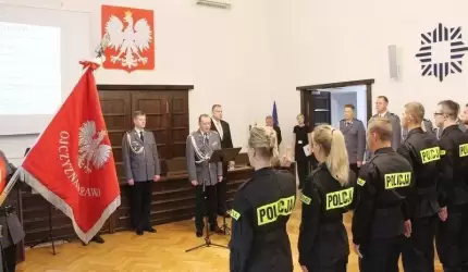 Nowy policjant w średzkiej komendzie