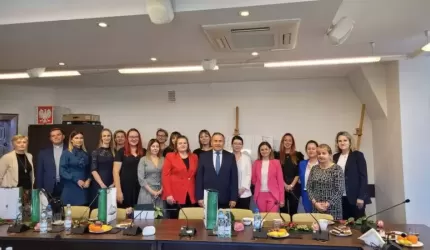 Burmistrz Miękini spotkał się z nauczycielami mianowanymi