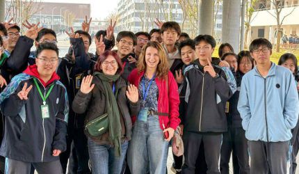 Nauczyciele z powiatu średzkiego na job shadowingu w Chinach – logistyka, mechatronika i współpraca z przemysłem