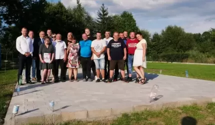 Trwa budowa wiaty rekreacyjnej w Czernej