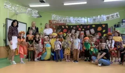 Jesienny pokaz mody w Przedszkolu nr 1