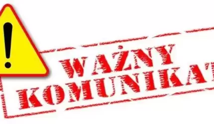 Informacja sprzed chwili!