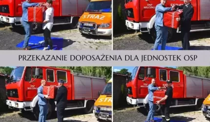 Nowy sprzęt dla OSP z Chomiąży, Malczyc, Ruska i Wilczkowa