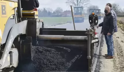 Największa inwestycja drogowa Powiatu - Prężyce - Lenartowice - Księginice