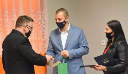 Dzień Strażaka w Chomiąży. Podziękowano OSP z terenu gminy Malczyce i Komendzie Powiatowej PSP
