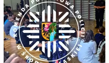 Bezpieczne Wakacje z Policją w Szkole Podstawowej w Miękini