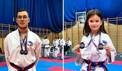 Medalowe występy średzkich zawodników Taekwon-do