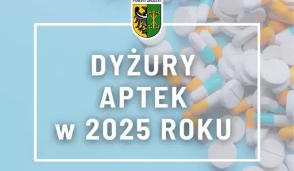 Powiat Średzki: Ważna informacja nt. dyżurów aptek w 2025 r.