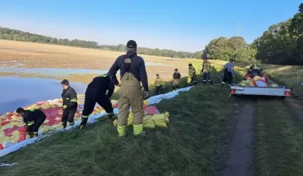 Przez powiat średzki przechodzi fala kulminacyjna - raport powodziowy