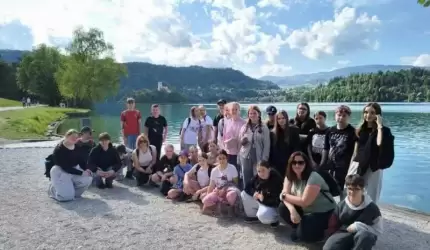 "Obieżyświat" ze szkoły w Ciechowie na wyprawie do Słowenii i Włoch