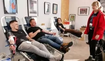 Ponad 50 osób wzięło udział w pierwszej akcji krwiodawstwa w CeKA