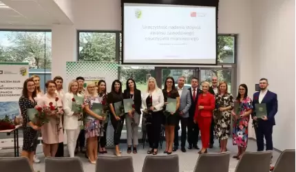 Awanse zawodowe średzkich nauczycieli