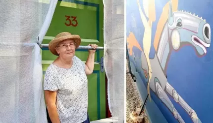 Powiatowy mural nabiera kolorów. Efekt końcowy będzie zaskoczeniem