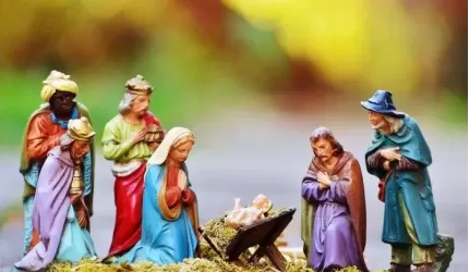 Przedstawienie jasełkowe w szkole w Udaninie