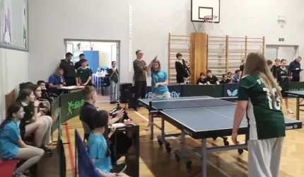 Międzyszkolny Turniej Tenisa Stołowego w Ciechowie - emocji i wrażeń nie brakowało