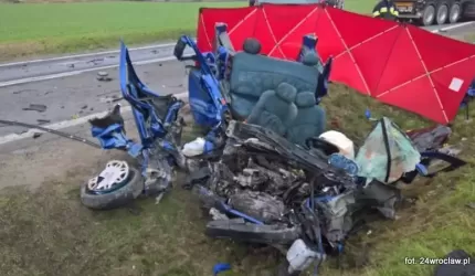 Śmiertelny wypadek koło Osieka