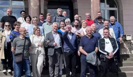 Delegacja z Gminy Kostomłoty z oficjalną wizytą w partnerskiej gminie Sierentz