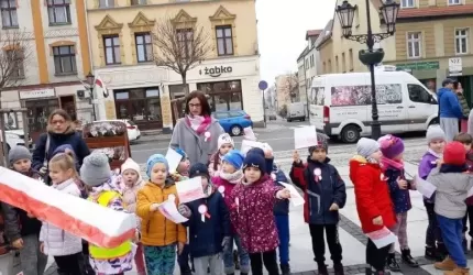 Przedszkolaki uczciły Święto Niepodległości