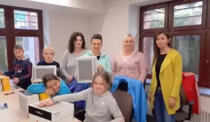 Uczniowie z Udanina na Festiwalu Nauki