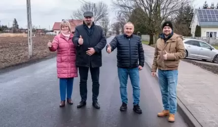 Droga Brzezina - Brzezinka Średzka już po odbiorze!