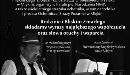 Kondolencje dla Rodziny i Bliskich śp. Stanisława Ziejki