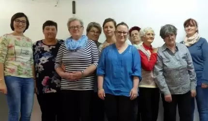 Koło Gospodyń Wiejskich w Rachowie, pierwszym w gminie Malczyce