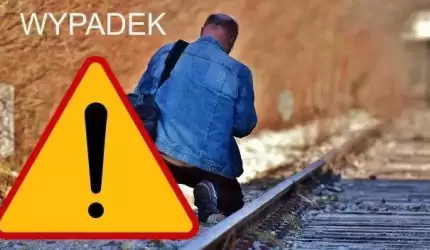 Wypadek! Auto wjechało wprost pod pociąg