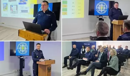 Odprawa roczna Komendy Powiatowej Policji w Środzie Śląskiej