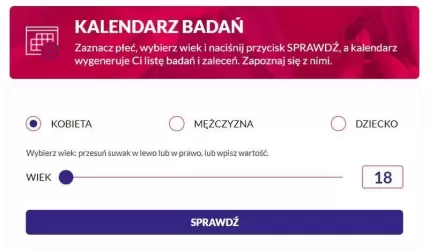 Zaplanuj zdrowie w nowym roku z kalendarzem badań Akademii NFZ
