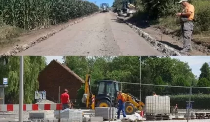 Przebudowa dróg i centrum Wilkszyna