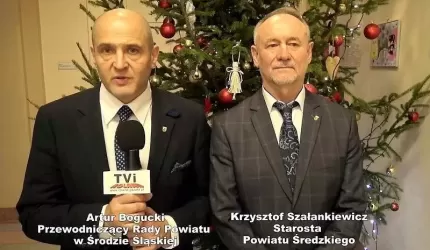 Życzenia od Władz Powiatu Średzkiego