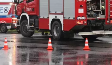 Kolizje i wypadki drogowe [raport strażaków]