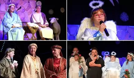 Jasełka pełne świątecznej magii w wykonaniu uczestników Środowiskowego Domu Samopomocy