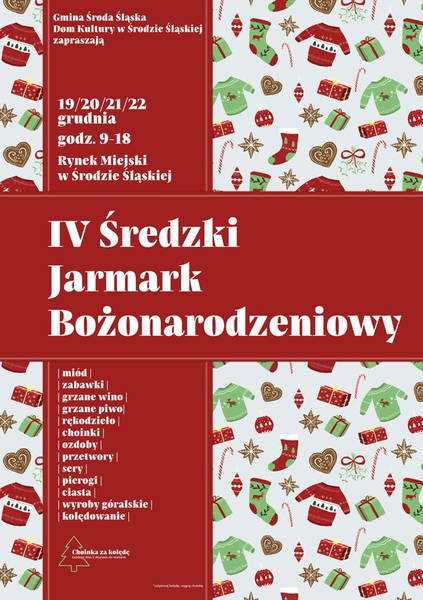 plakat czerwony