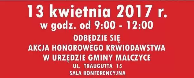 malczyce krew