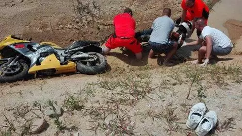 wypadek motocyklista