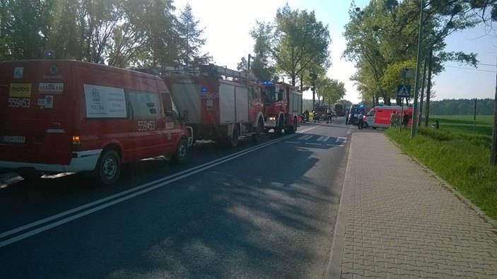 osp malczyce wypadek wilczkow