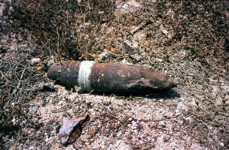 Irakian corroded shell