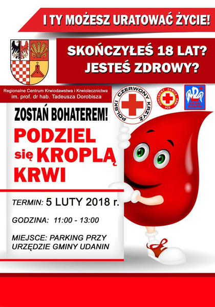 plakat podziel sie krwia2018