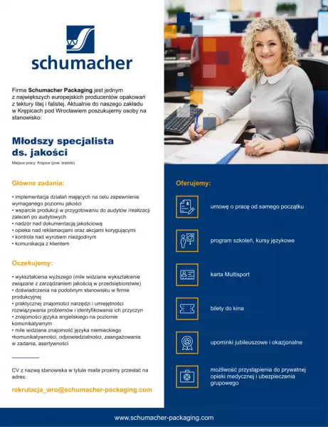 oferta pracy schumacher